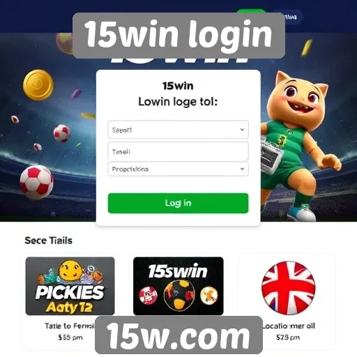 Acesso ao site 15win login e suas funcionalidades